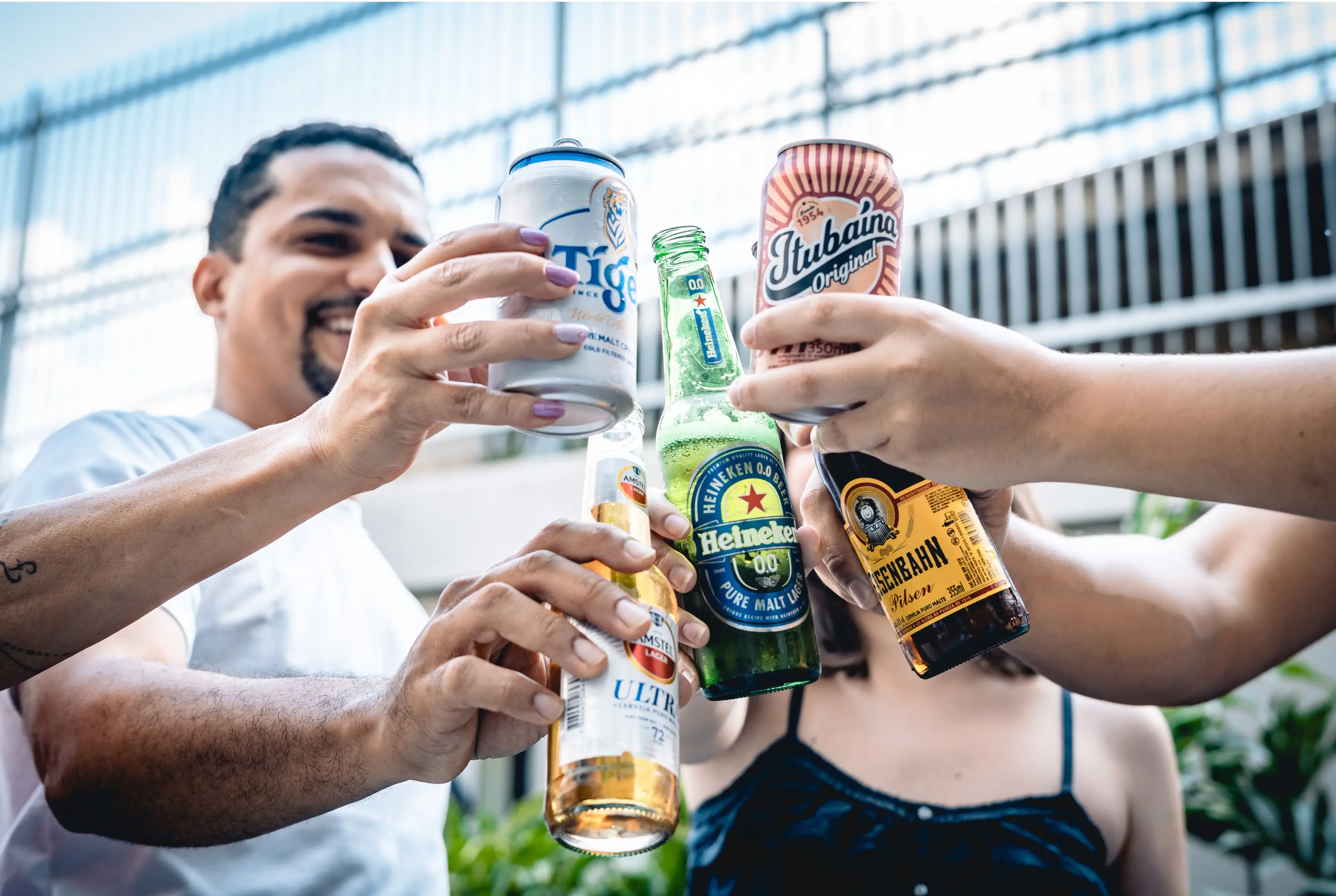 Equipe Heineken durante atividade de aprendizado